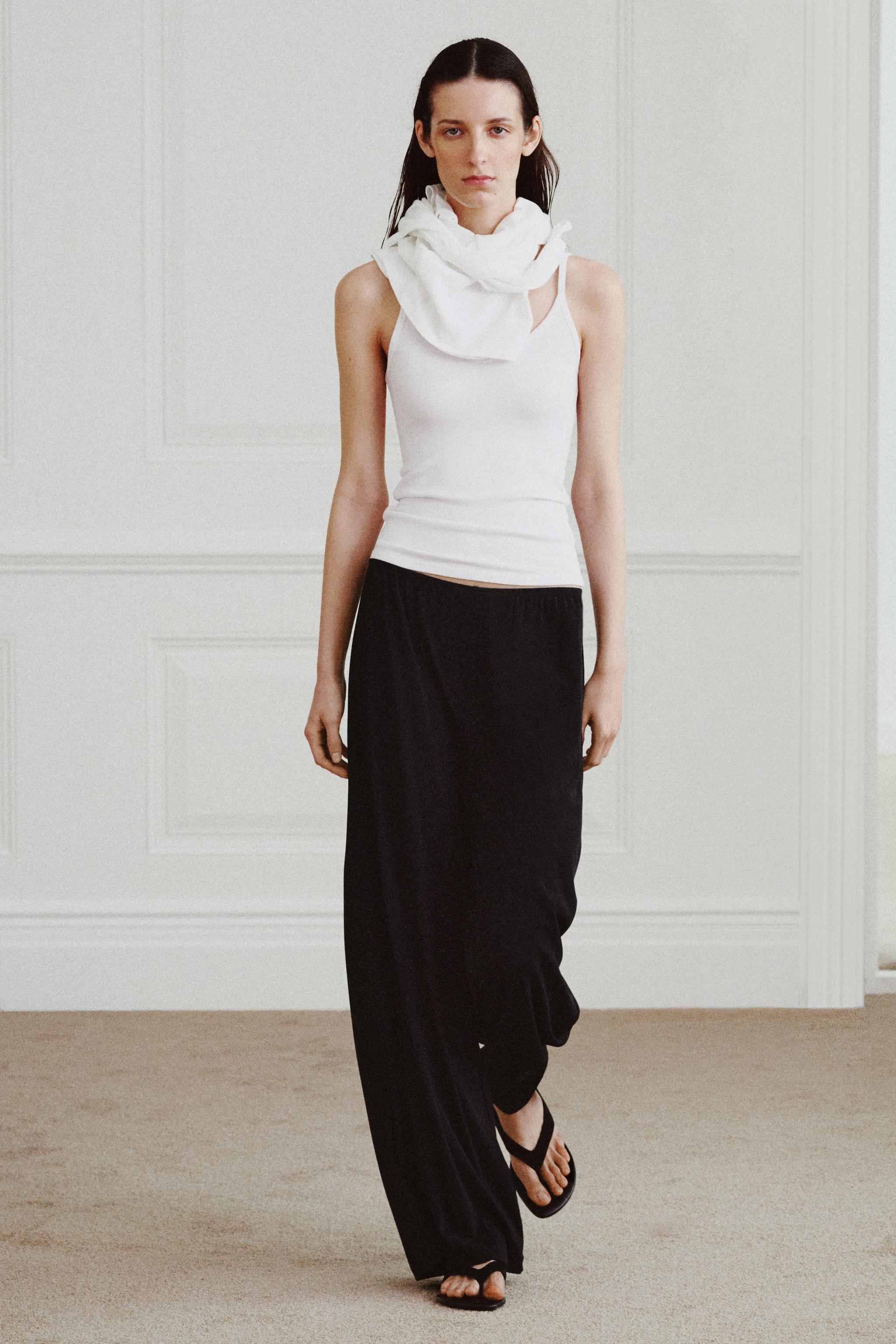 COTTON STRAIGHT LEG PANTS